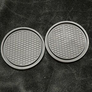 Black Honestcomb Car Coasters